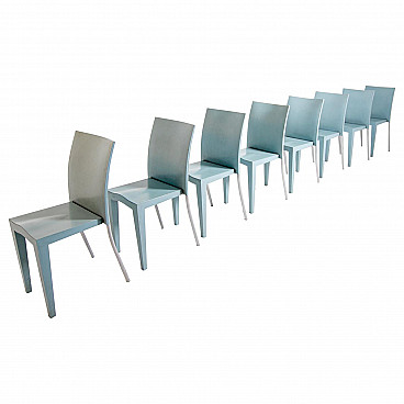 8 Super Glob chairs by Philippe Starck for Kartell, 1980s