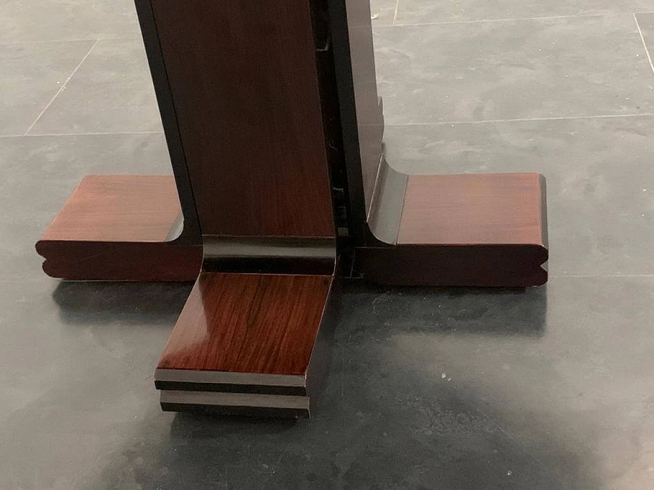 Extendable chromed metal table, 1970s 1386295