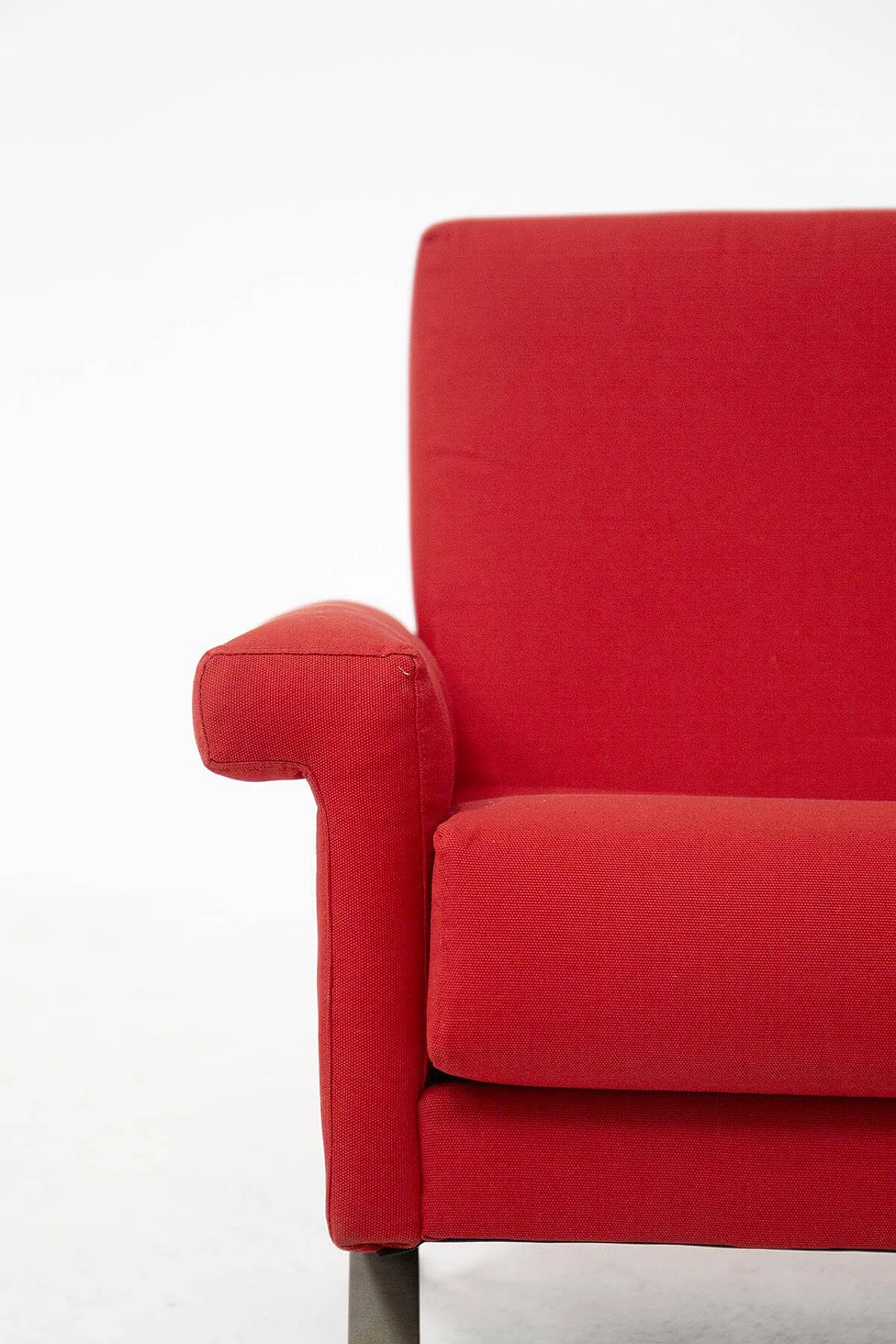 Divano rosso modello 875 di Ico Parisi per Cassina, anni '60 1386446