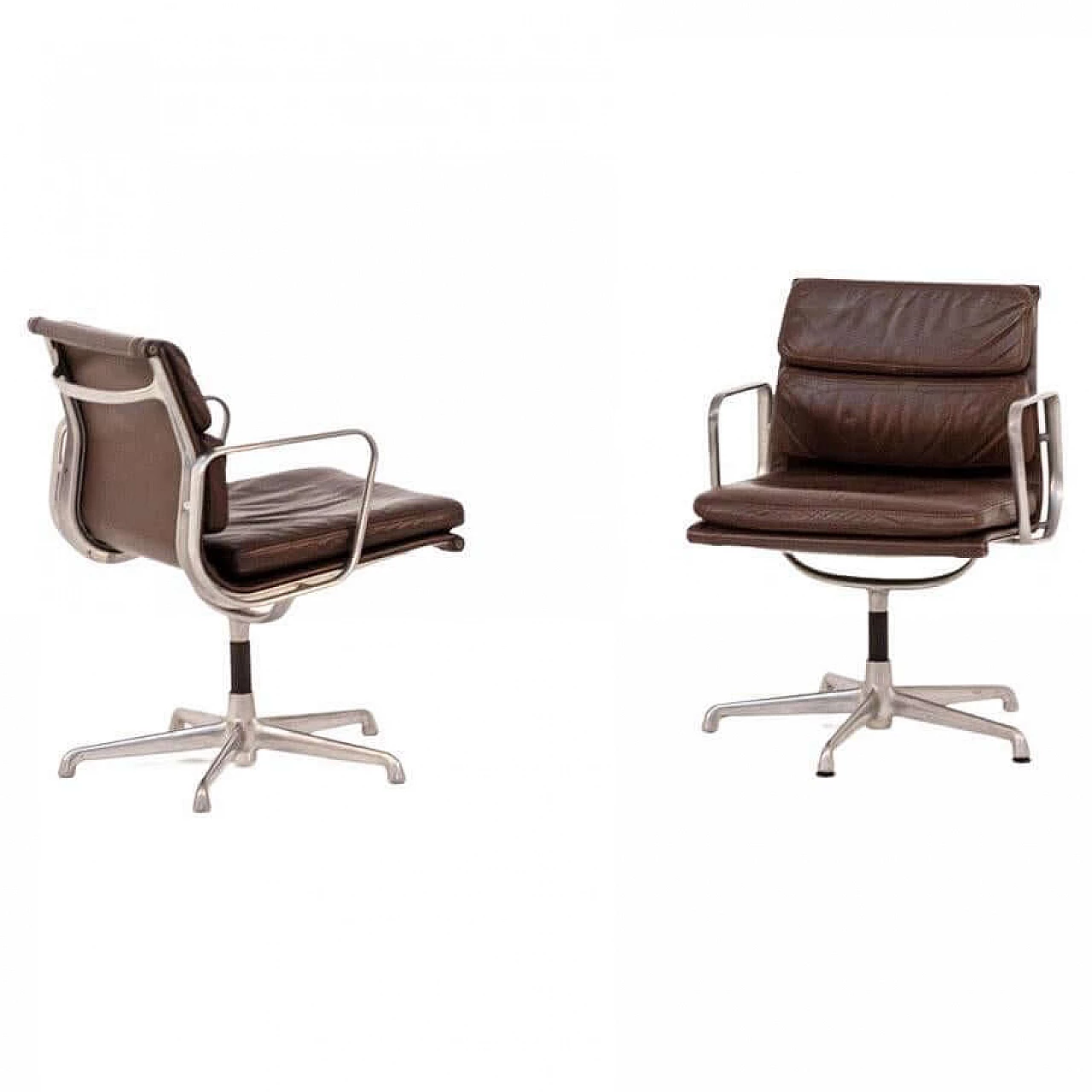 Pair of armchairs EA 208 by Eames & Miller for ICF, 1960s 1386640