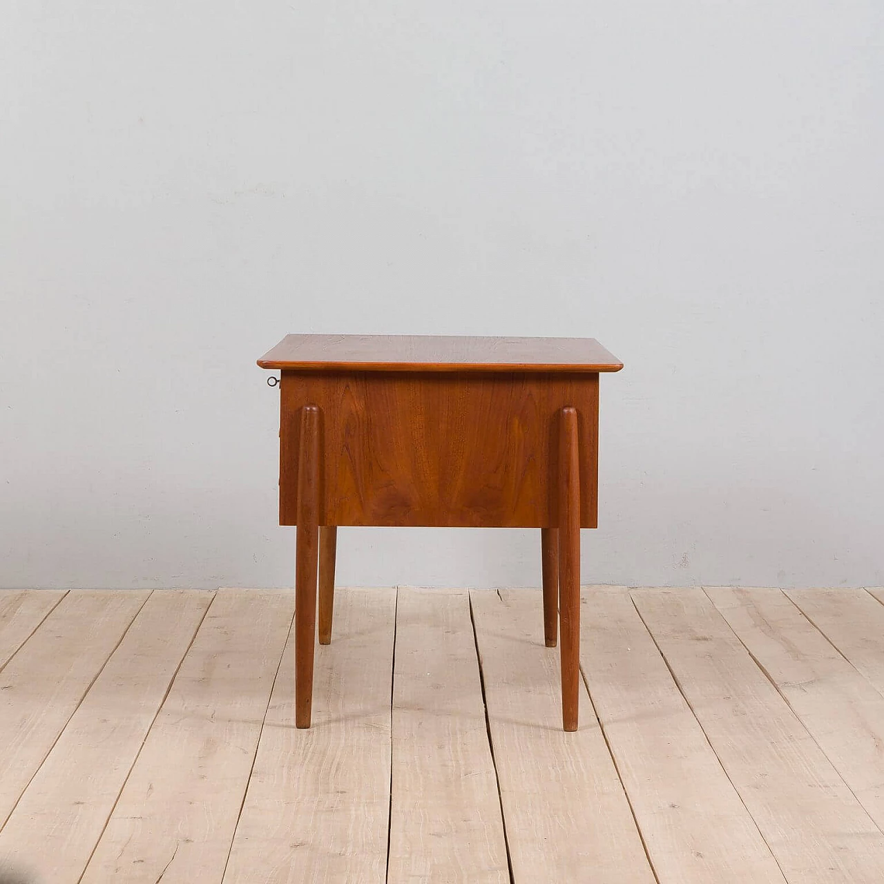 Teak executive desk with 6 drawers attributed to Kai Kristiansen, 1960s 1386709