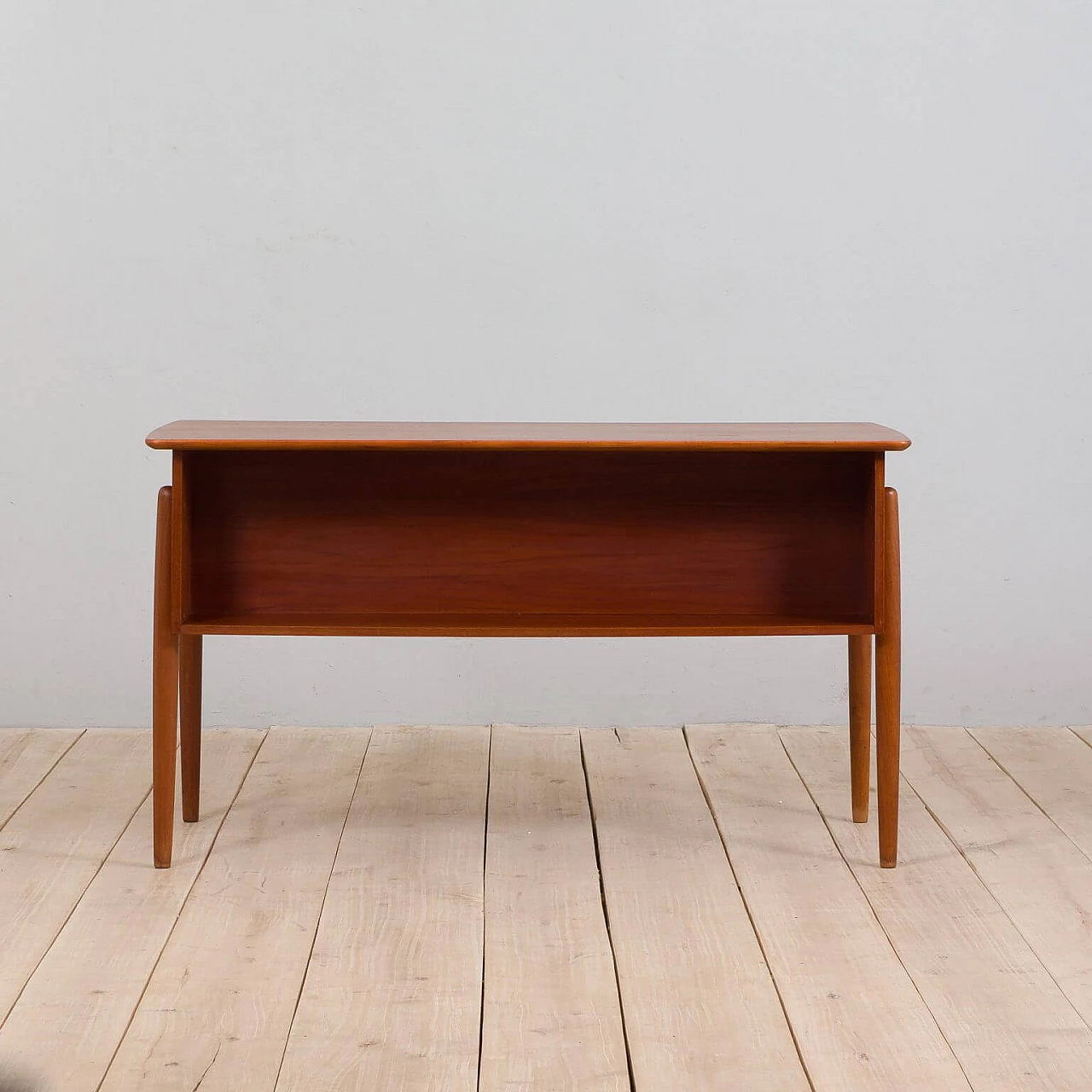 Teak executive desk with 6 drawers attributed to Kai Kristiansen, 1960s 1386711
