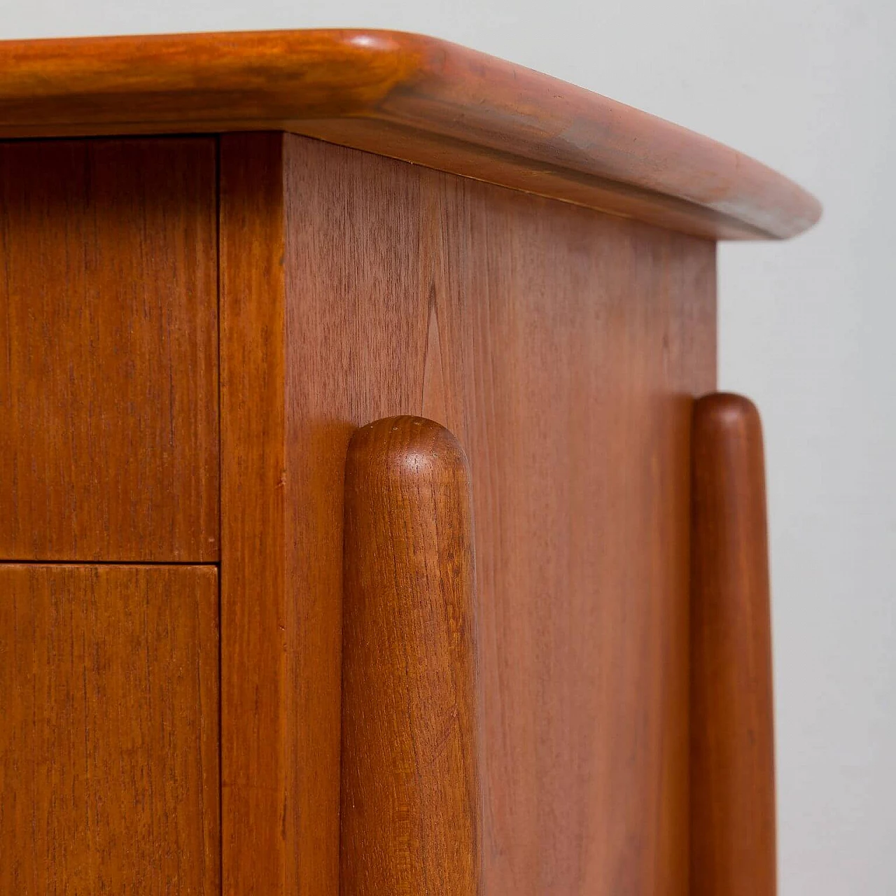 Teak executive desk with 6 drawers attributed to Kai Kristiansen, 1960s 1386716