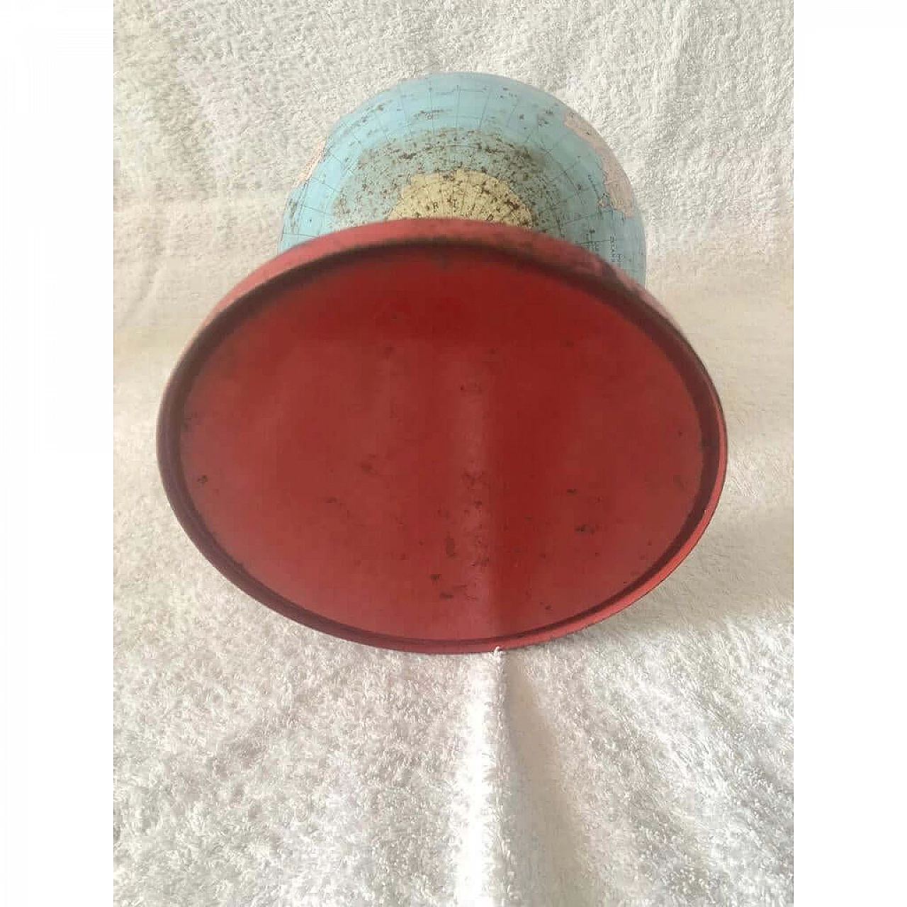 Globo terrestre in lamiera, anni '50 1387176