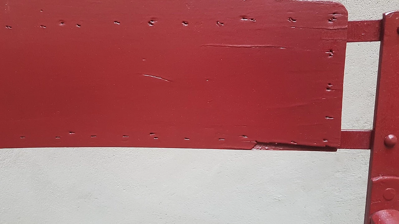 Cinema bench in painted wood, 30s 1387283