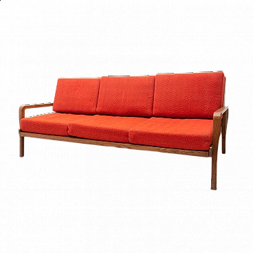 Folding sofa with beech frame, 1960s