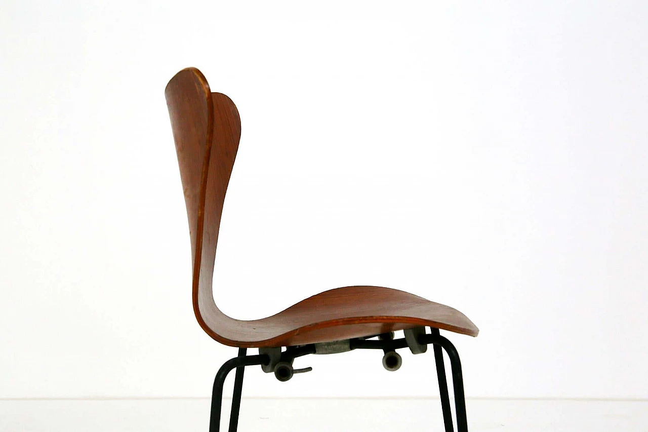 6 Sedie di Arne Jacobsen modello Butterfly per la compagnia aerea brasiliana Varig, anni '50 1387803