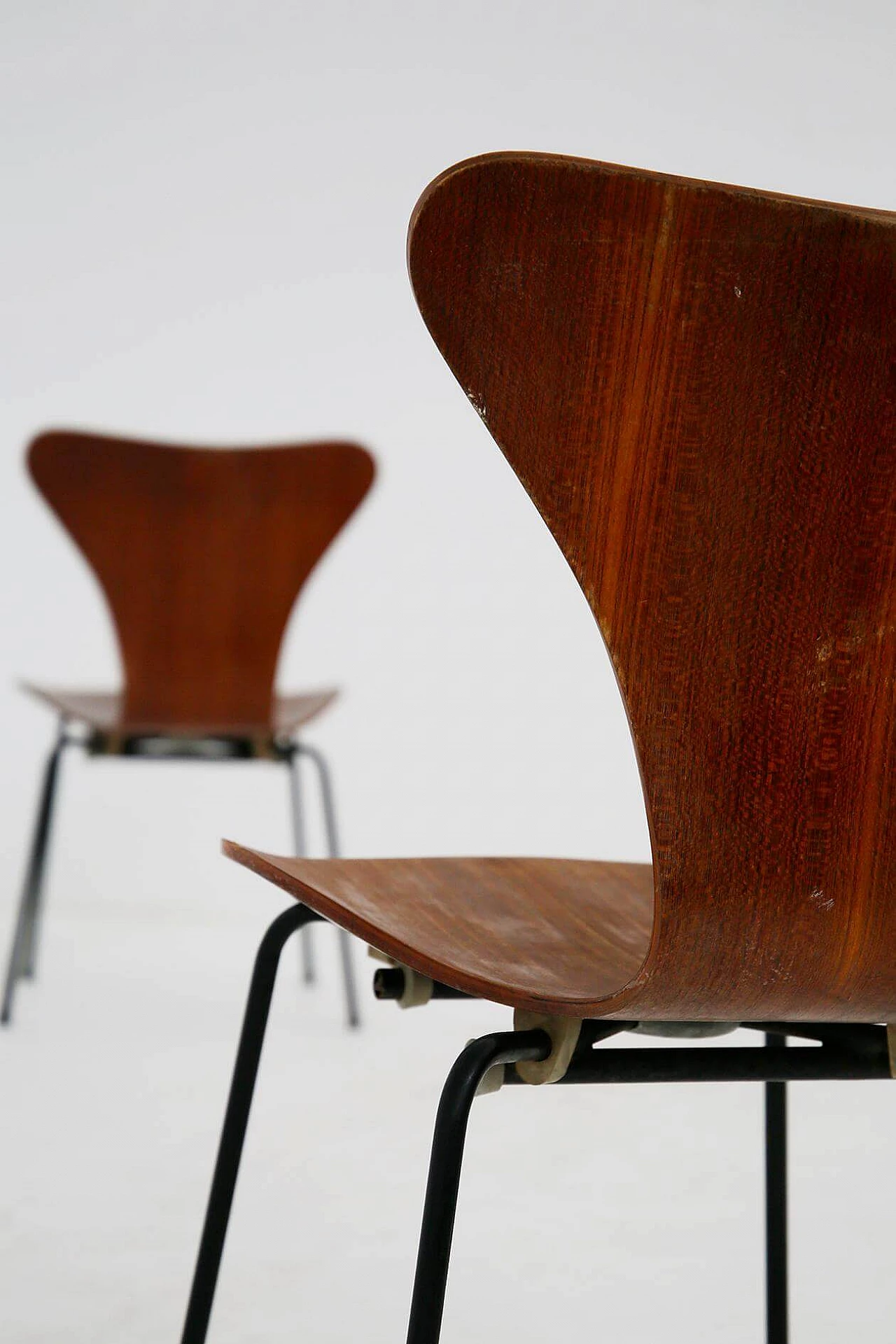 6 Chairs by Arne Jacobsen model Butterfly for the Brazilian airline Varig, 1950s 1387804