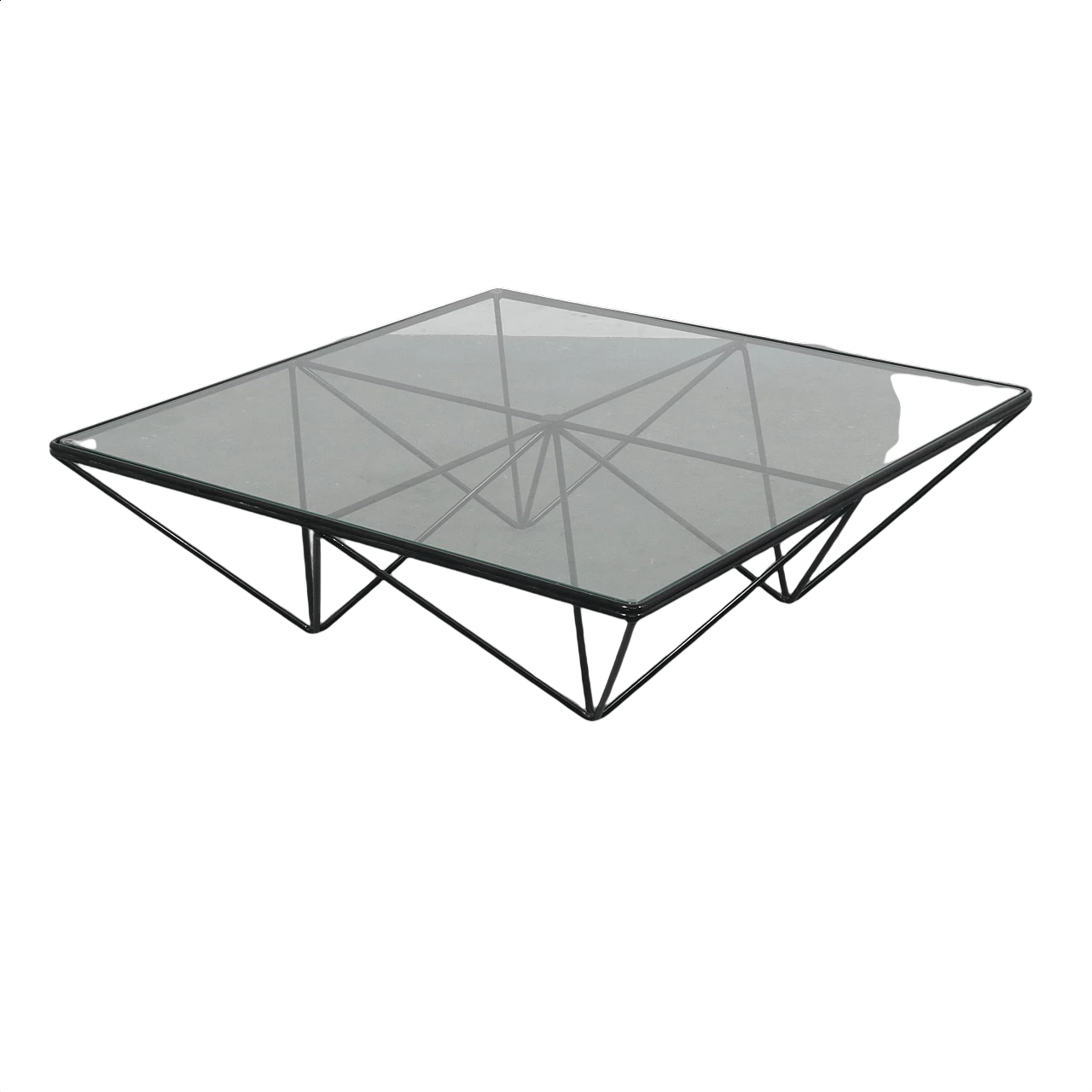 Tavolino Alanda quadrato di Paolo Piva per B&B Italia, anni '70 1393629