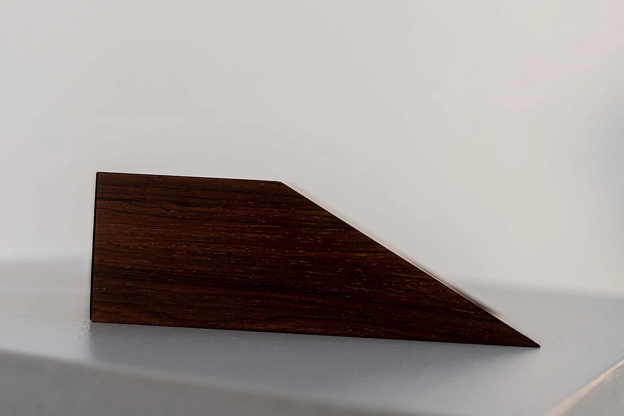 Card holder in precious wood by Pierluigi Ghianda, 1970s 1393654