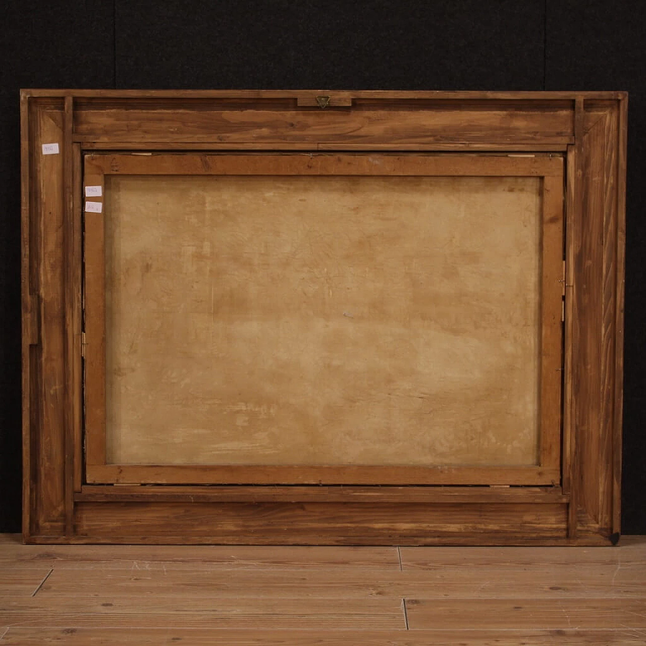 Paesaggio di campagna, dipinto italiano olio su tela, anni '40 1394570