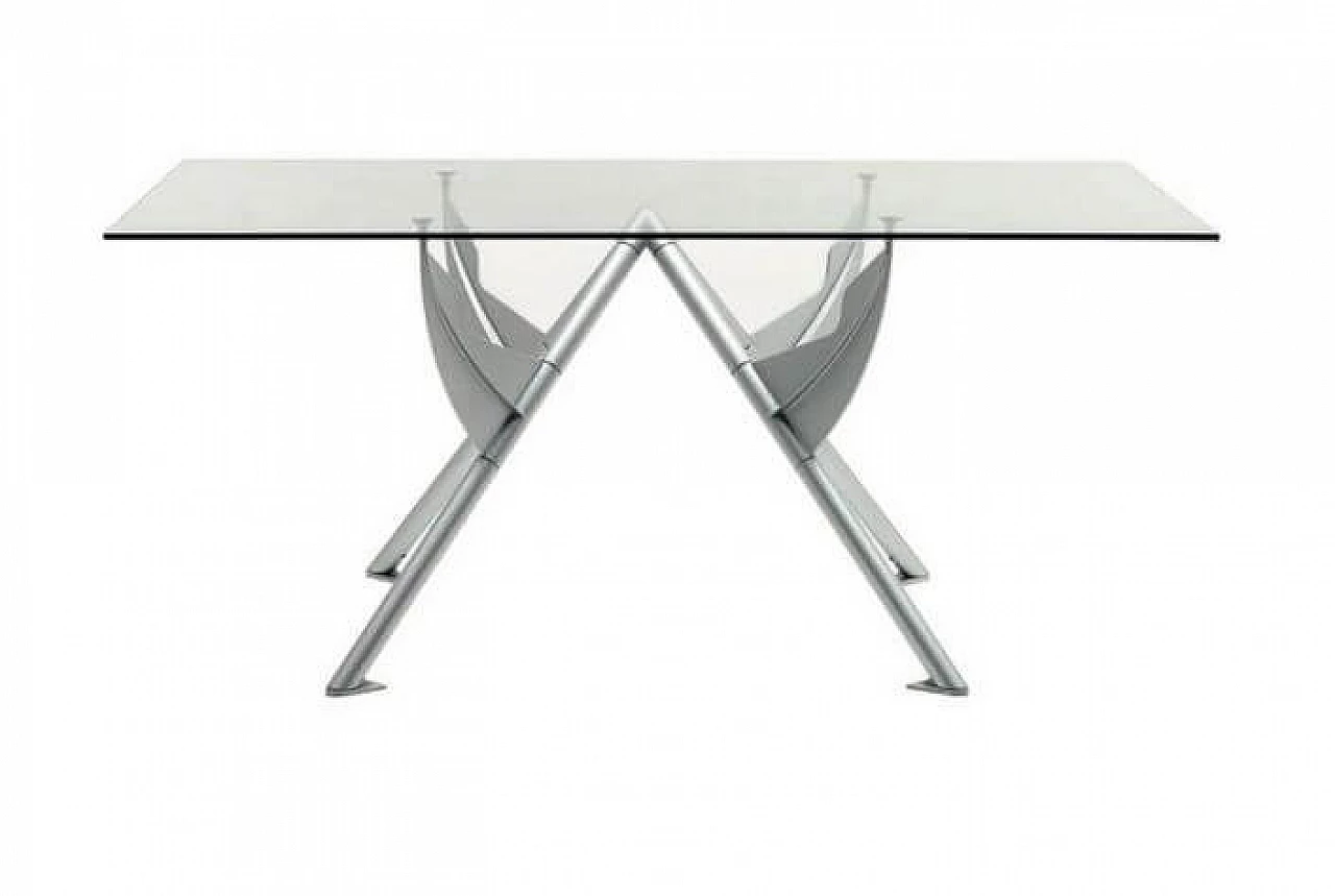 Tavolo quadrato President M di Philippe Stark per Baleri Italia, anni '80 1395143