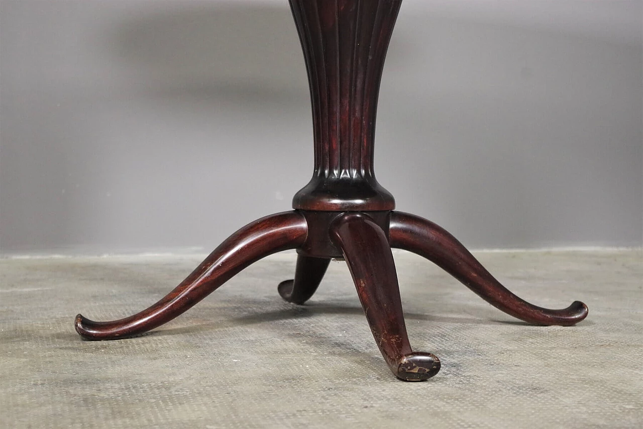 Round table in mahogany by Paolo Buffa, 50s 1395610