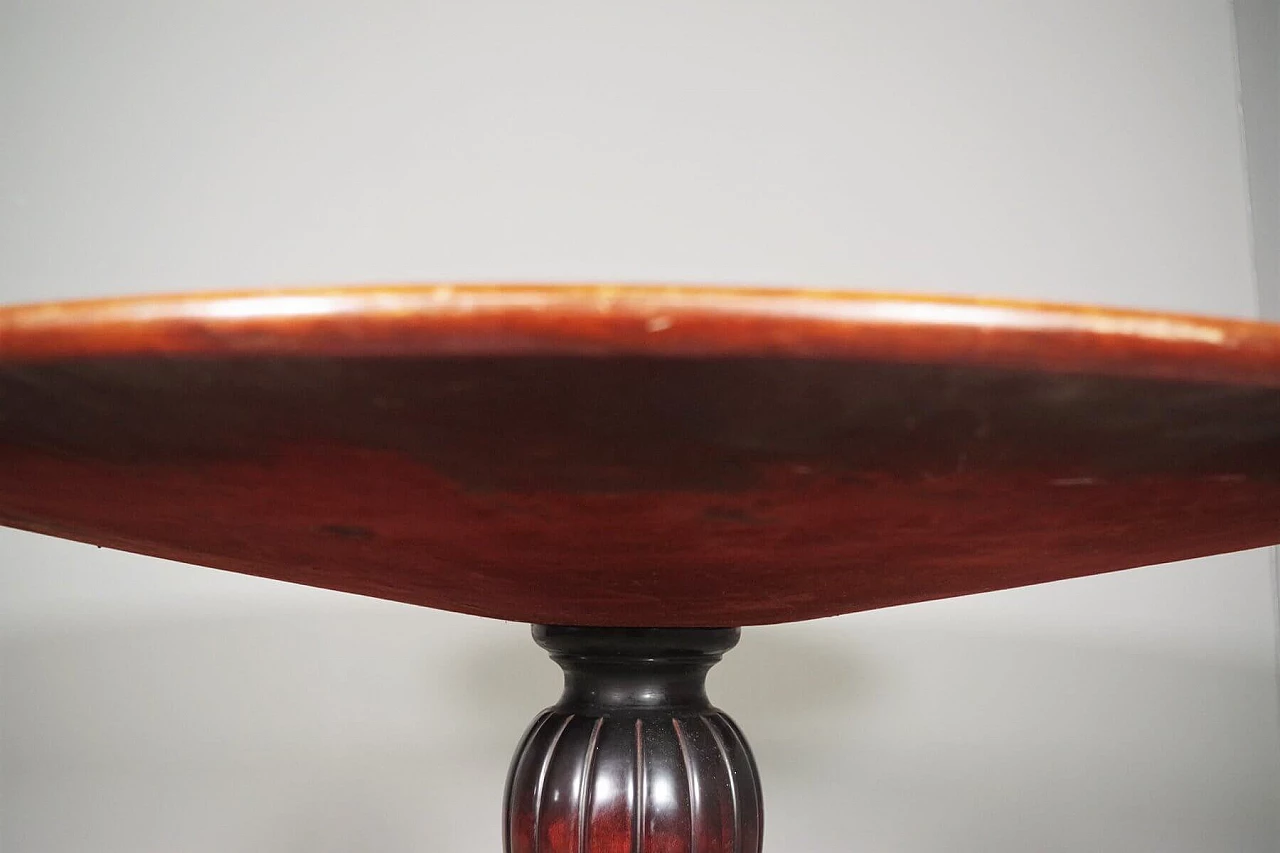 Round table in mahogany by Paolo Buffa, 50s 1395615