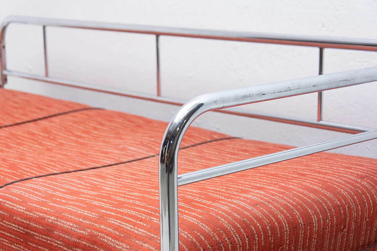 Chromed steel Bauhaus style sofa, 1930s 1396599