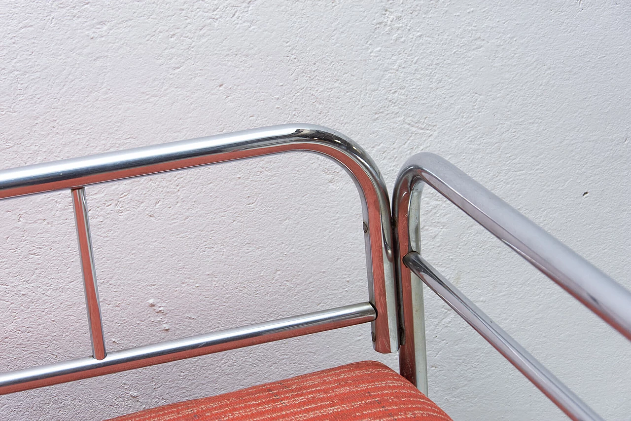 Chromed steel Bauhaus style sofa, 1930s 1396600