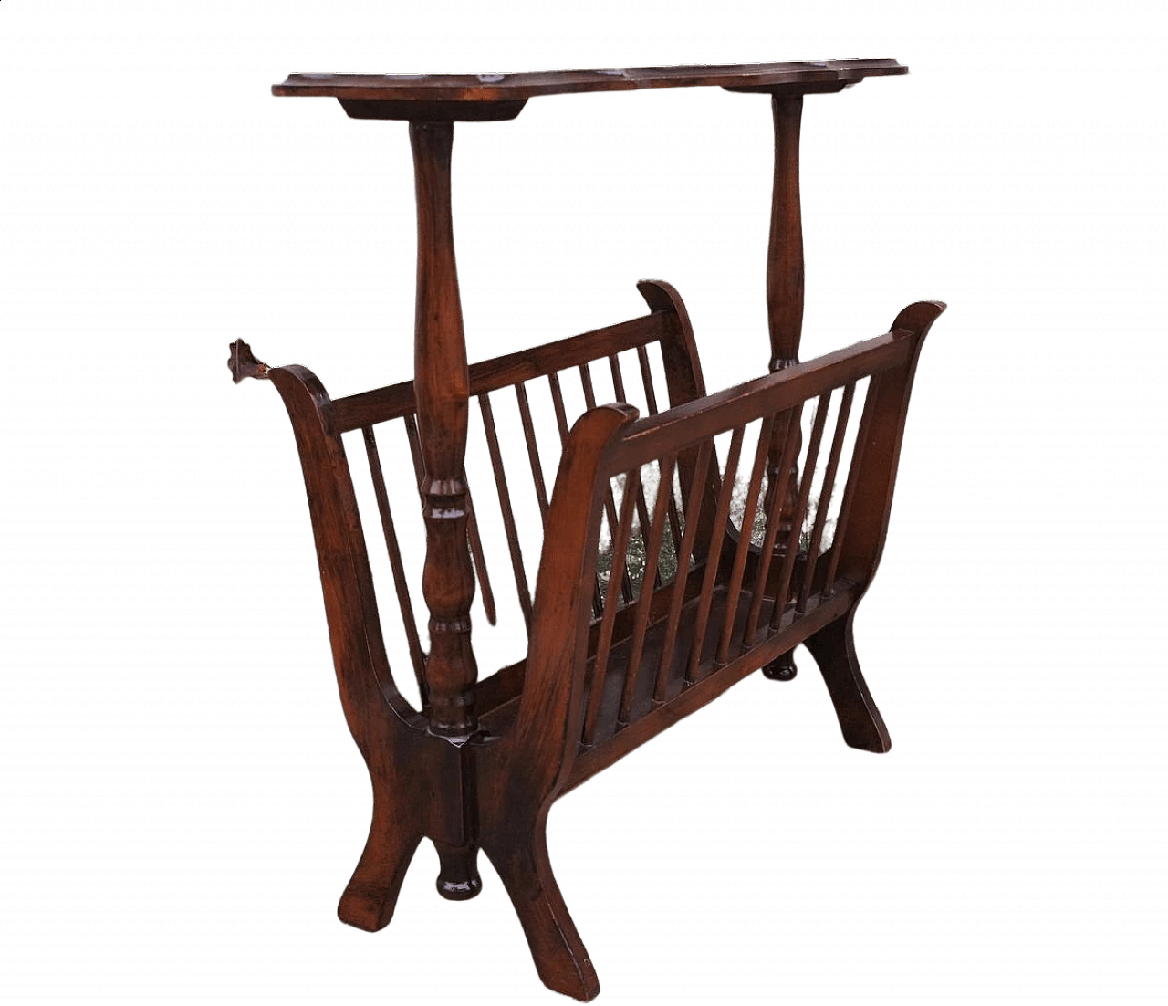 Magazine rack in beech, 60s | intOndo