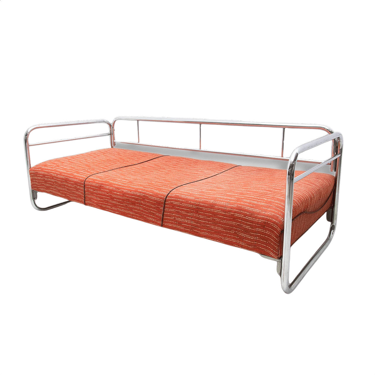 Chromed steel Bauhaus style sofa, 1930s 1396643