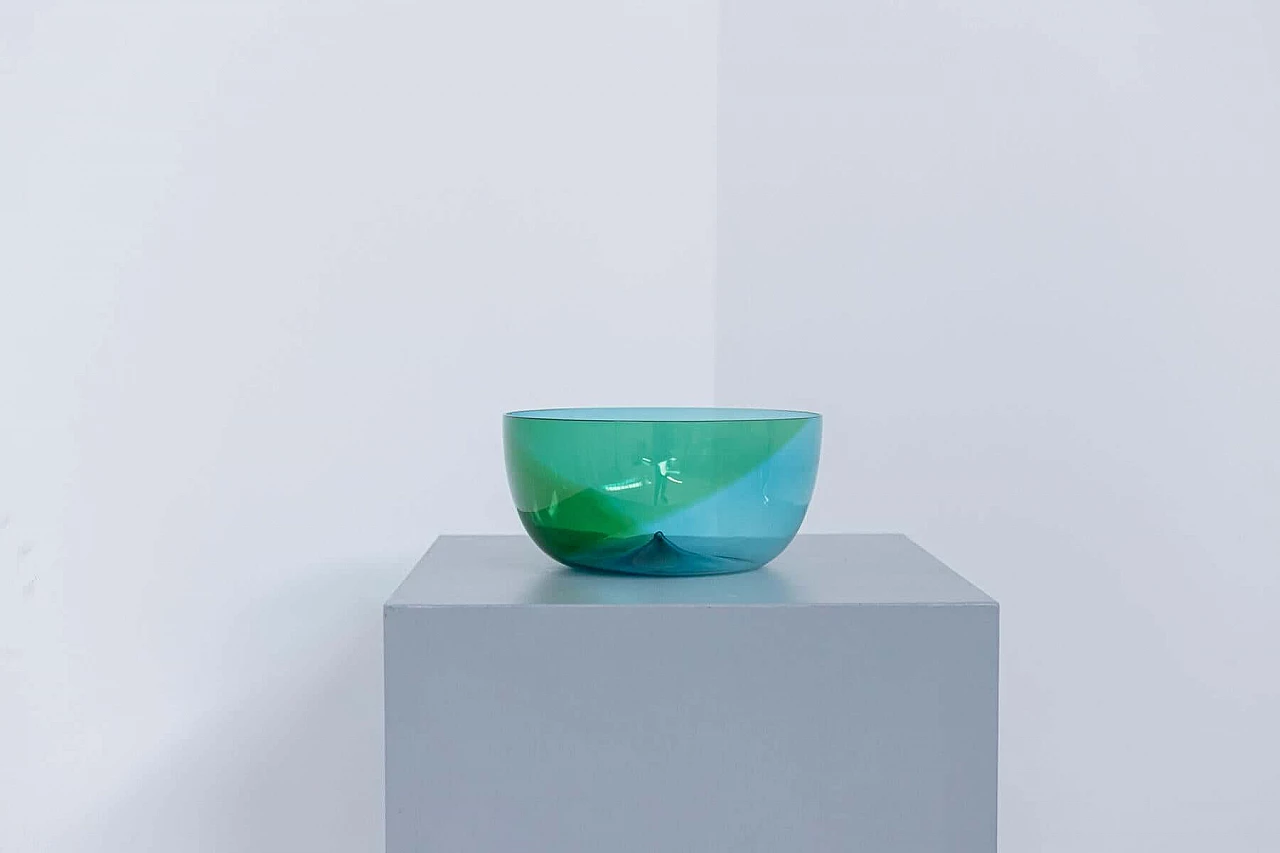 Murano glass bowl by Tapio Wirkkala for Venini, 1980s 1397602