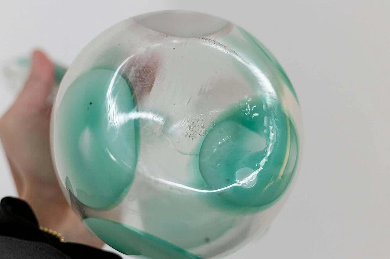 Vaso asimmetrico in vetro di Murano di Dino Martens, anni '50 1397682