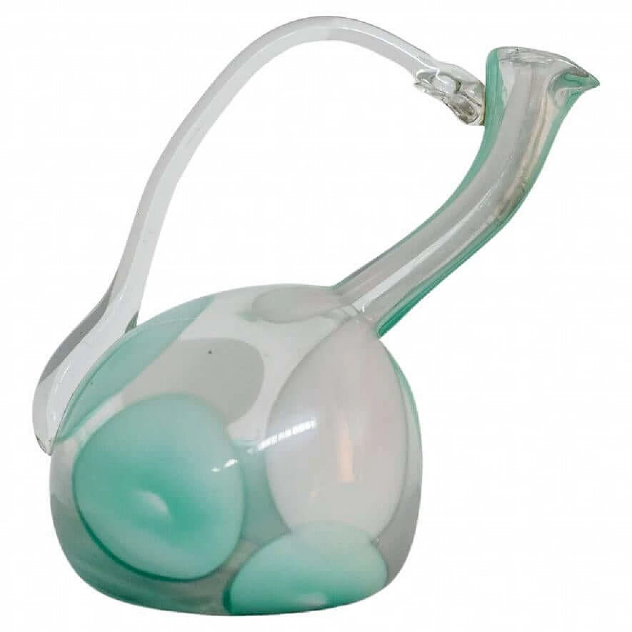 Vaso asimmetrico in vetro di Murano di Dino Martens, anni '50 1397684