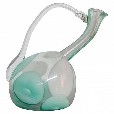 Vaso asimmetrico in vetro di Murano di Dino Martens, anni '50