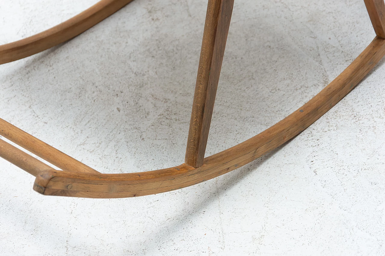 Sedia a dondolo in vimini, anni '60 1397693