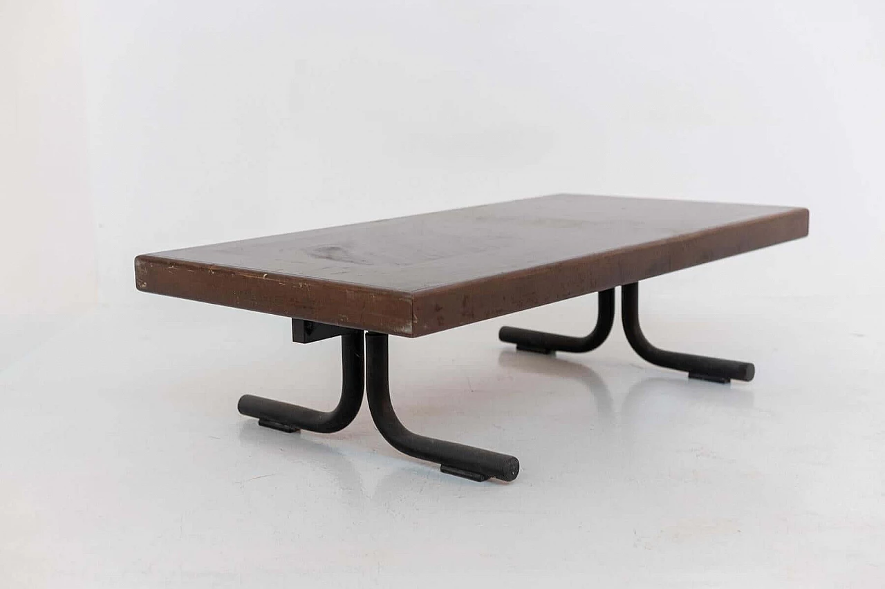 Tavolino in legno di Osvaldo Borsani per Tecno, anni '60 1397733