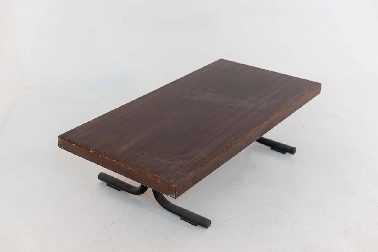 Tavolino in legno di Osvaldo Borsani per Tecno, anni '60 1397735