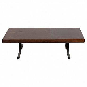 Wooden coffee table by Osvaldo Borsani for Tecno, 1960s