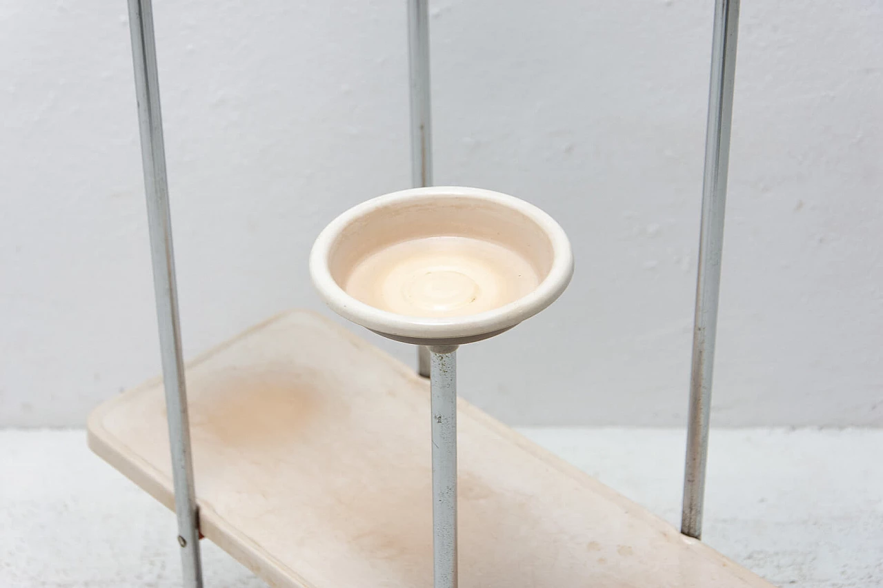 Portafiori Bauhaus in tubolare d'acciaio, anni '30 1397743