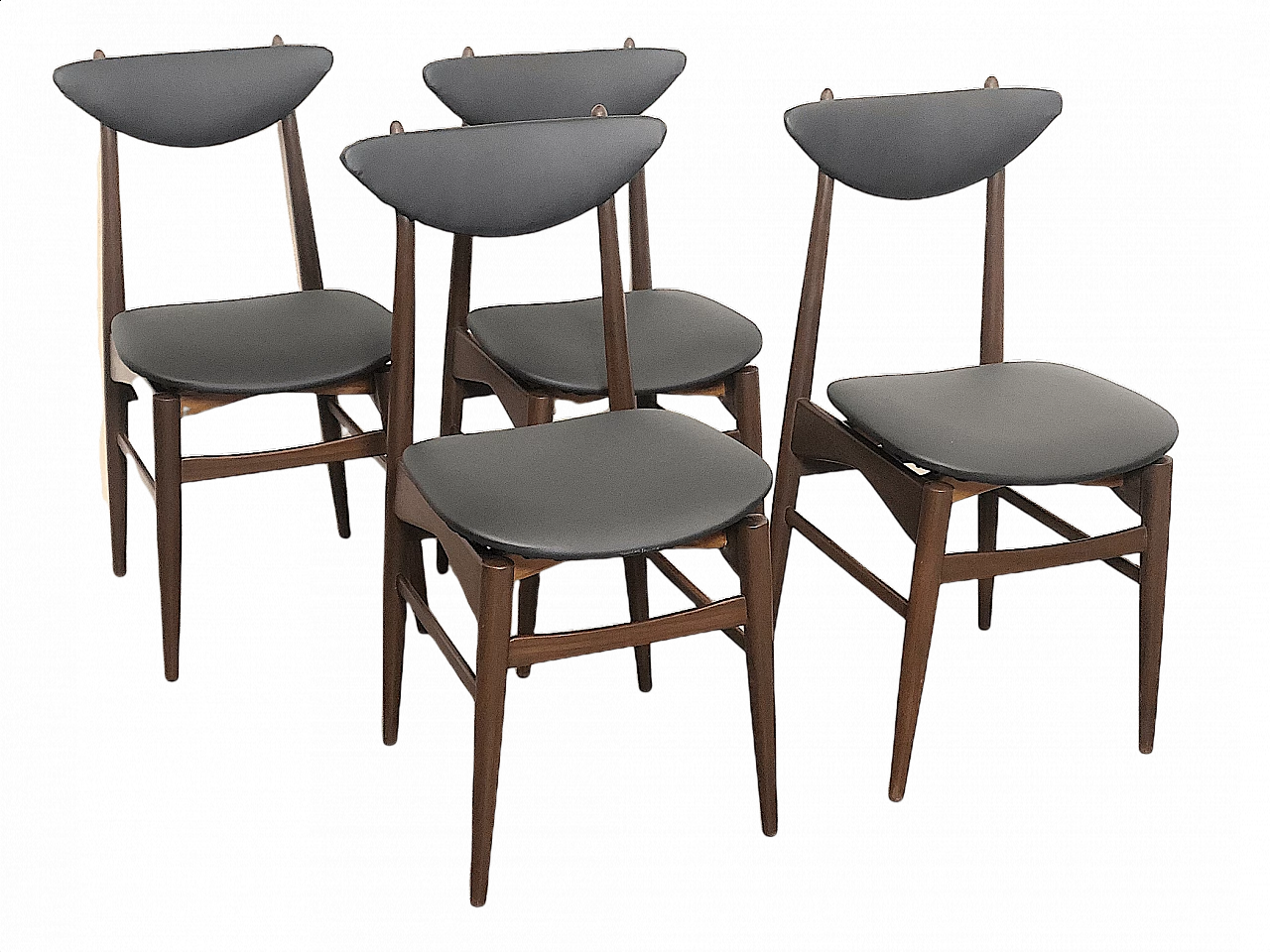 4 Sedie svedesi in teak, anni '60 1399406