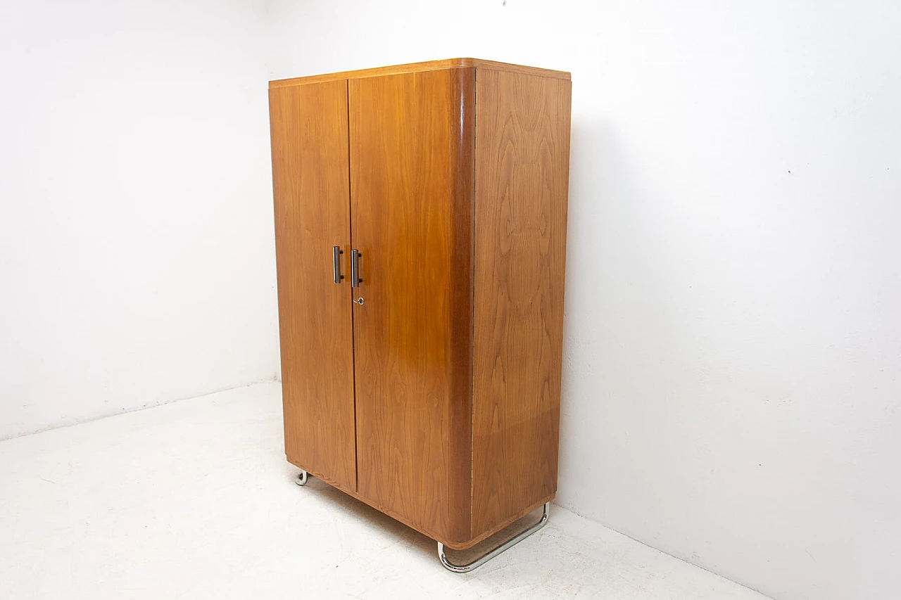 Bauhaus-style wardrobe by Vichr & Spol, 1930s 1399409