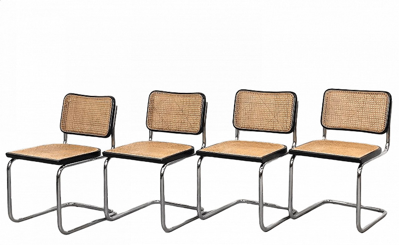 4 Sedie Cesca di Marcel Breuer, anni '70 1399455