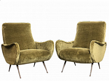 Pair of Lady armchairs by Marco Zanuso, 1950s