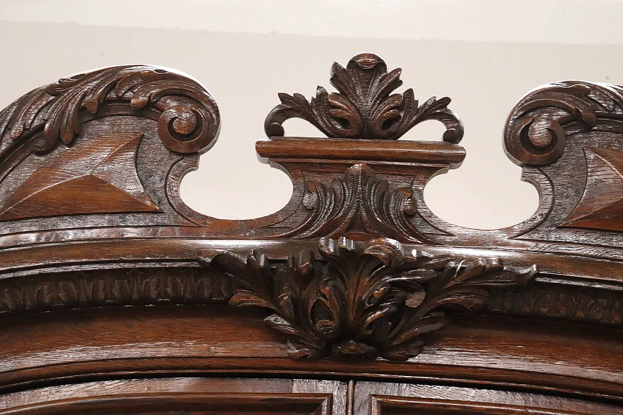 Carved solid oak sideboard, 19th century 1399481