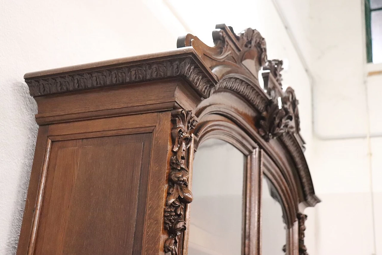 Carved solid oak sideboard, 19th century 1399486
