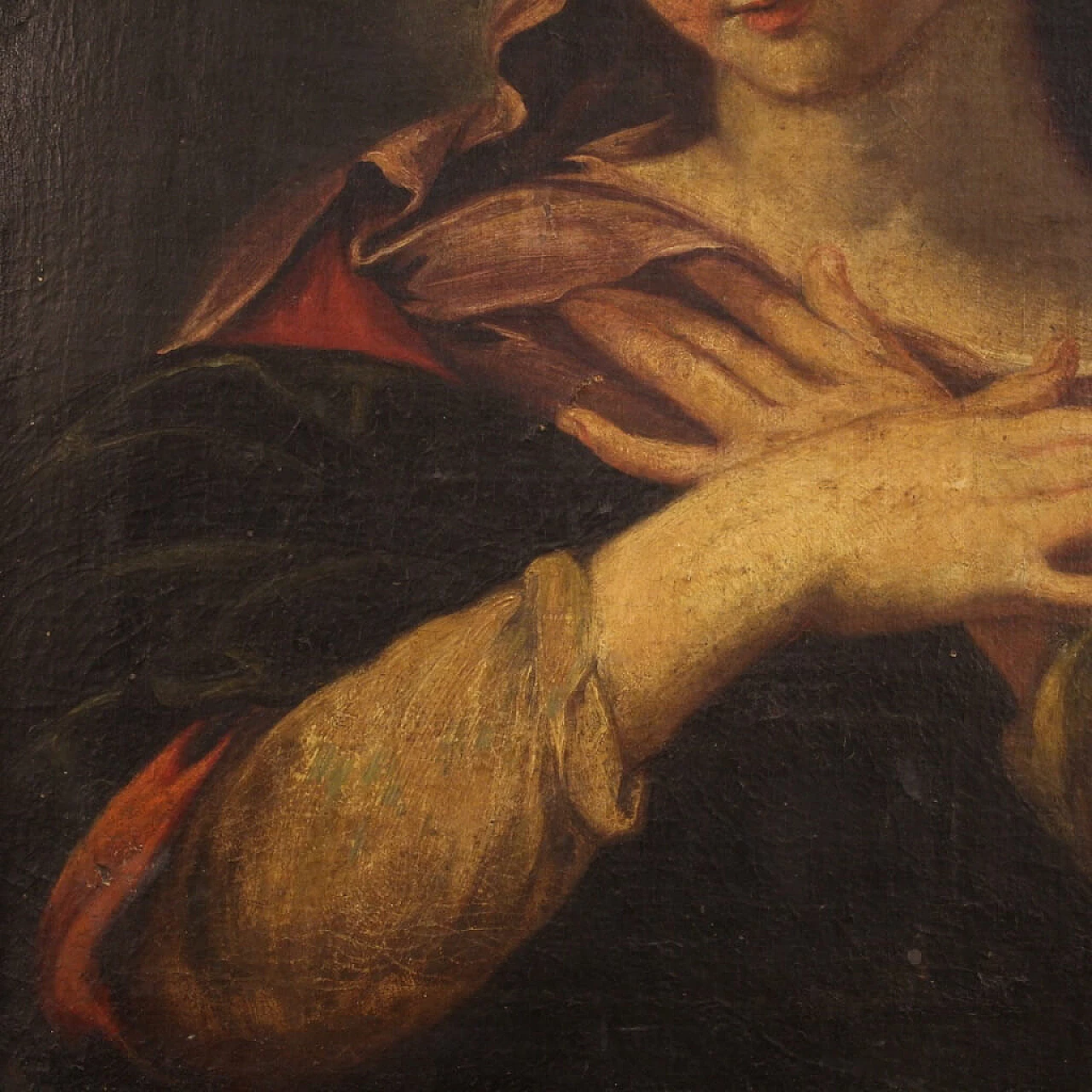 Dipinto religioso di Madonna, del '600 1400259