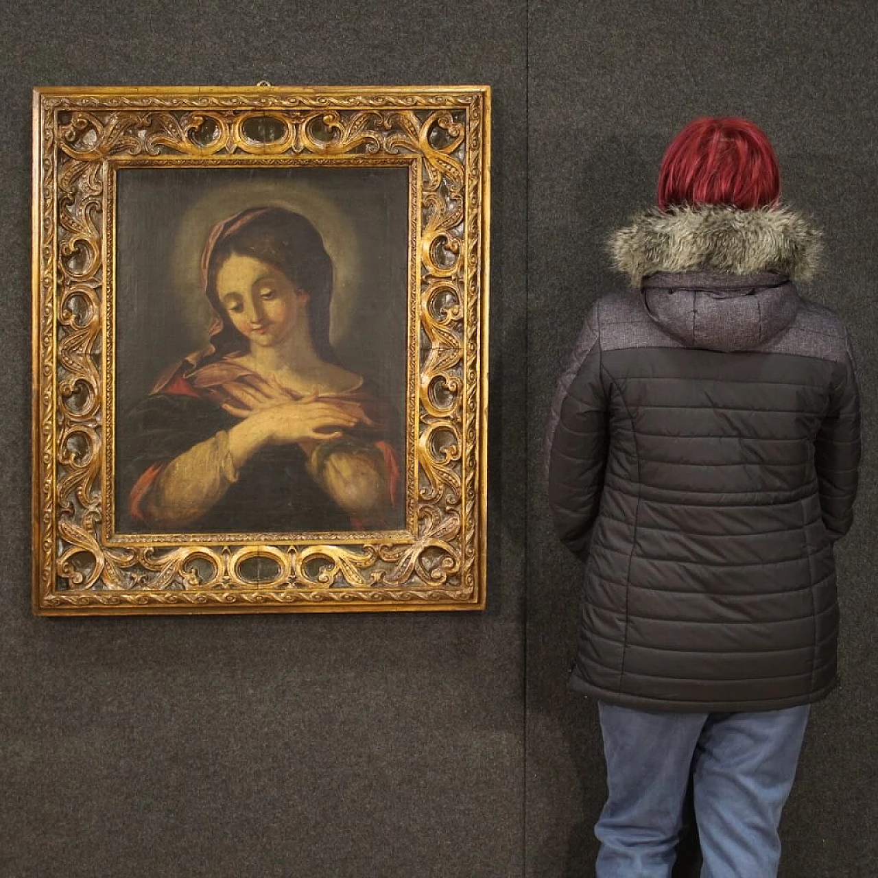 Dipinto religioso di Madonna, del '600 1400261