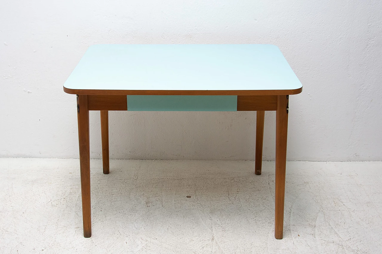 Formica and wood table, 1960s 1400343