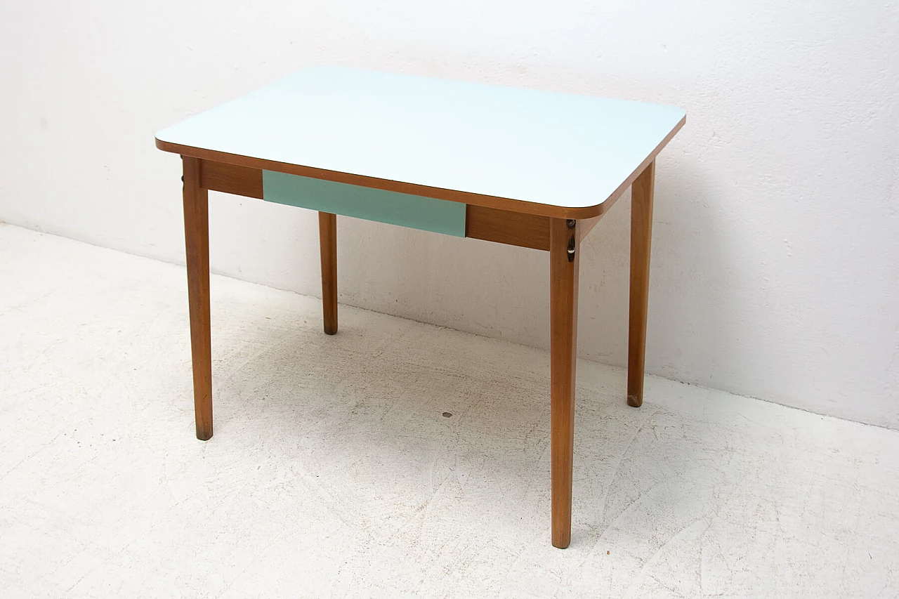Formica and wood table, 1960s 1400344