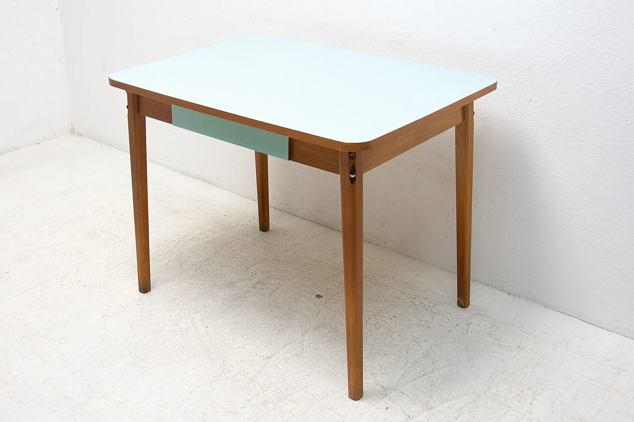 Formica and wood table, 1960s 1400345