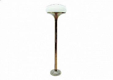 Brass and glass floor lamp by Gaetano Sciolari, 1970s