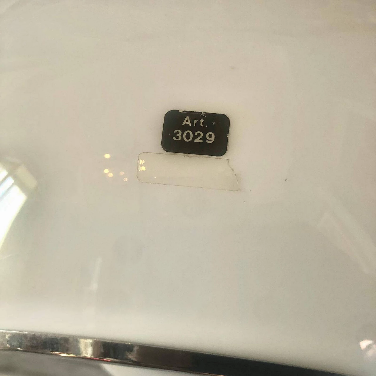 Lampada a sospensione Bud 3029 in alluminio e lucite di Luigi Massoni per Harvey Guzzini, anni '70 1400681