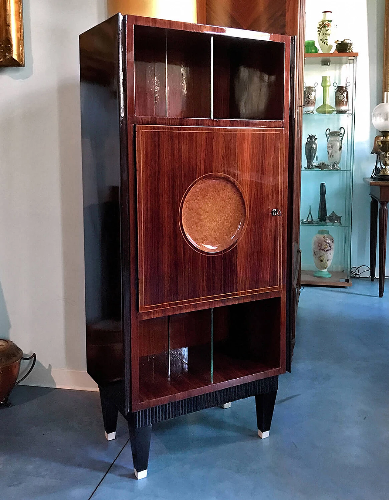 Italian sideboard with secretaire attributed to Paolo Buffa, 1950s 1401341