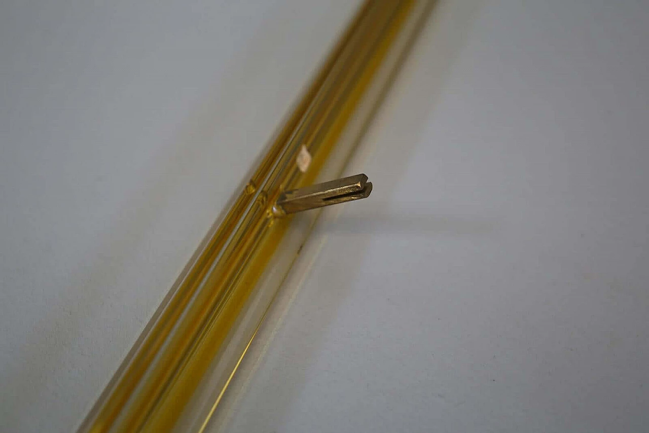 Gilded glass and brass chandelier by Venini, 1950s 1402463