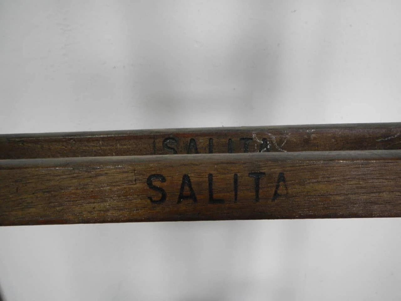 Extendable wooden and iron staircase, 1960s 1402694