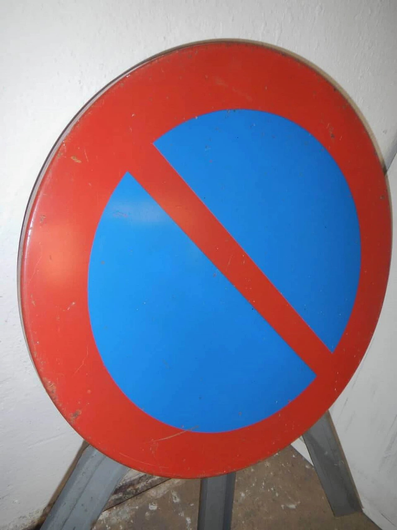 No parking sign with easel, 1960s 1402875