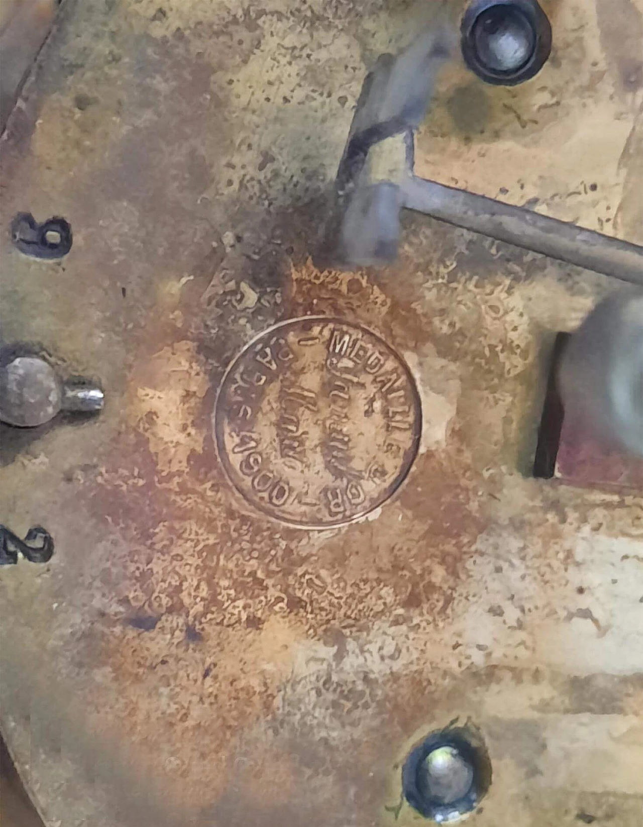 Samuel Marti three-piece clock attributed to Alfred Emmanuel Louis Beurdeley, 19th century 1403036