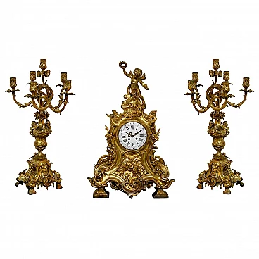 Orologio a tre pezzi di Samuel Marti attribuito ad Alfred Emmanuel Louis Beurdeley, del '800